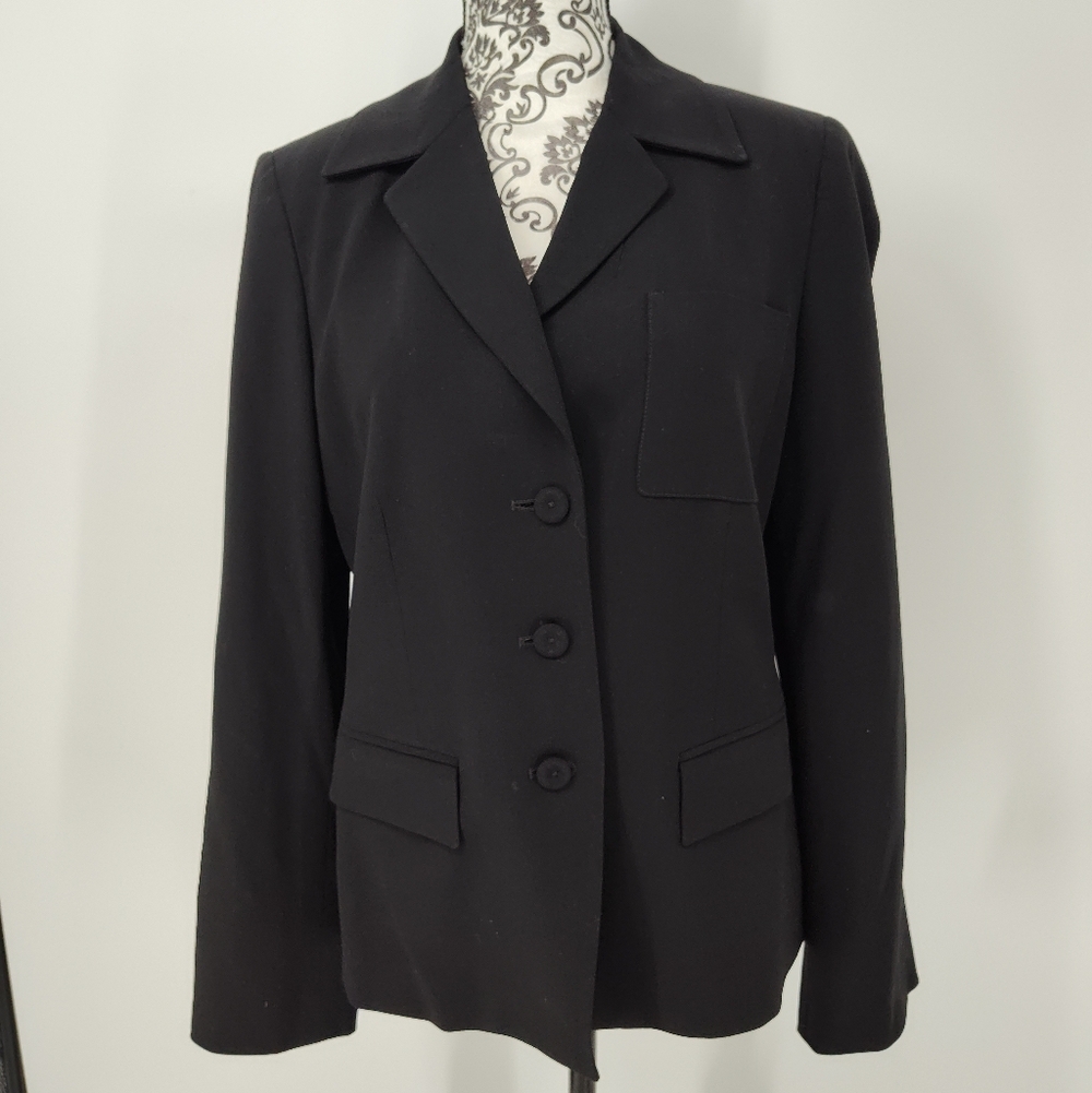 Talbots Collection Classic Women's Black Blazer Size 10